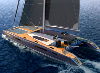 Illustration for article titled 110-Foot Catamaran Comes With a Goddamn Personal Plane and a Launcher